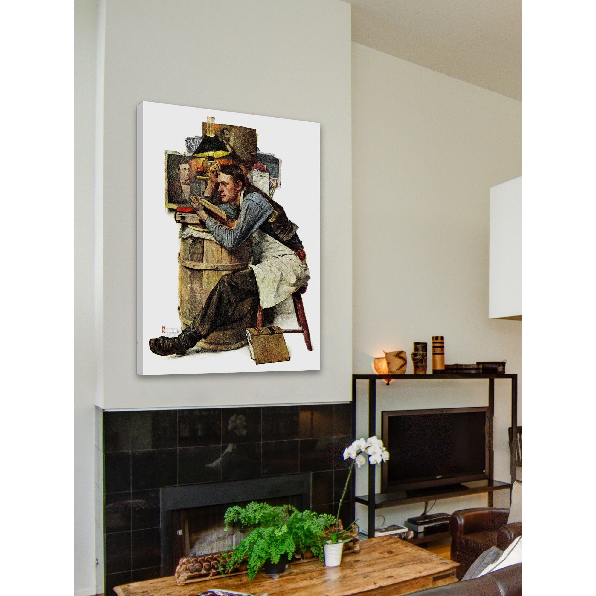 Marmont Hill "Law Student" by Norman Rockwell Painting Print on Canvas