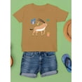 thumbnail image 3 of Funny Kids Antelope Drawing T-Shirt Juniors -Image by Shutterstock,  Small, 3 of 4