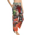 thumbnail image 2 of Animated Gorillaz Women's Pajama Pants Lounge Daily Novelty Cozy Sleep Bottoms Pants Sleepwear With Pockets, 2 of 8