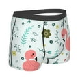 thumbnail image 3 of Disketp Cute Flamingo Men'S Boxer Briefs,Soft And Breathable Cotton Underwear With Comfortflex Waistband, 3 of 8