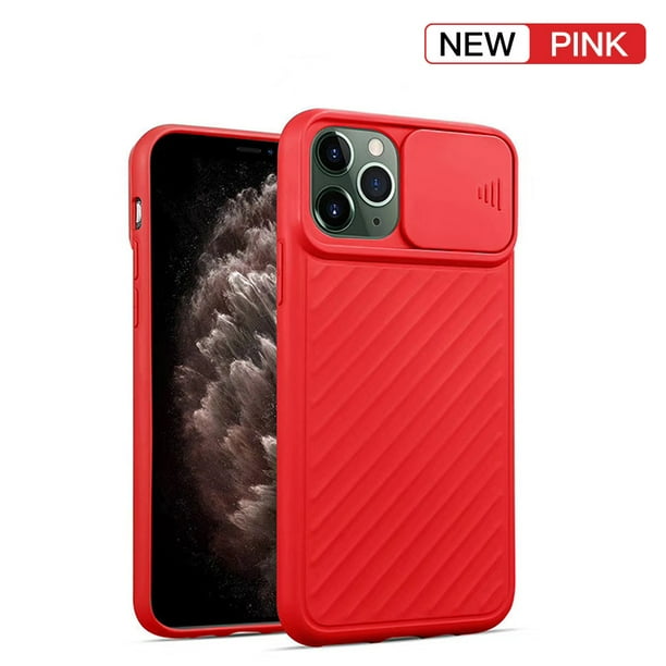 Shockproof Candy Color Phone Case For Iphone 11 Soft Tpu Silicone Anti Fall Lens Back Cover Red Walmart Com Walmart Com