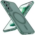 thumbnail image 1 of Funda Hensinple para Samsung Galaxy S22 de 6.1 pulgadas, color verde mate militar, 1 of 8