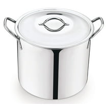 Mainstays 12 Quart Stainless Steel Stock Pot, Silver