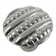 thumbnail image 1 of Strategic Brands 14714 1.37 in. Polished Nickel Ribbed Knob, 1 of 1