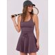 thumbnail image 5 of Vestido de tenis Caracilia Nutmeg con bolsillos cortos para mujer, 5 of 8