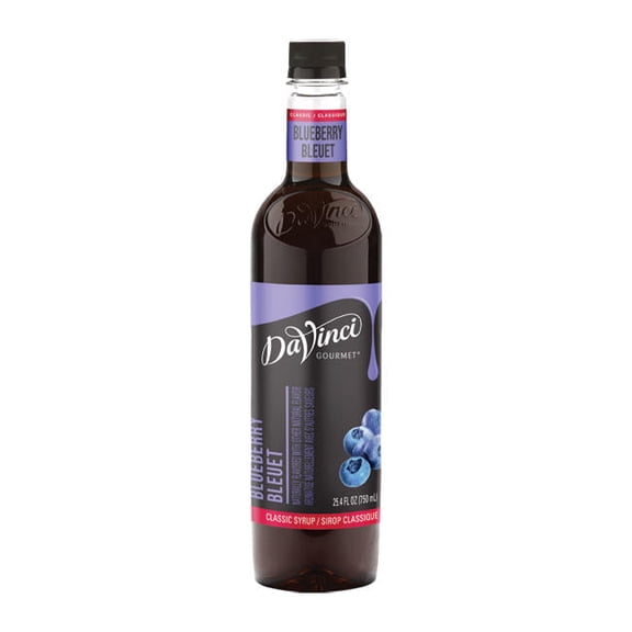 DaVinci Gourmet Classic Blueberry Syrup PET cs 4/750 ml