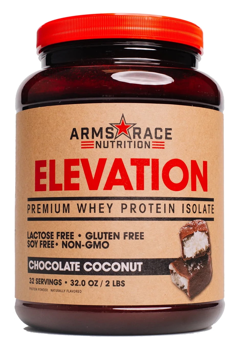Arms Race Nutrition ELEVATION Premium Whey Protein Isolate, 32