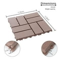 thumbnail image 5 of Sturdy Interlocking Tiles High Load Capacity Versatile Usage 44-Pack 12"x12, 5 of 15