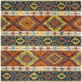 thumbnail image 6 of SAFAVIEH Aspen Tessan Southwestern Wool Area Rug, Navy/Ivory, 3' x 5', 6 of 10