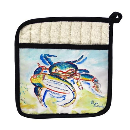 

Betsy Drake PT1013 Colorful Fiddler Crab Pot Holder