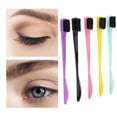 thumbnail image 4 of Cepillo De Peine Doble, Herramientas De Maquillaje Peine De Dientes Lisos Cepillo De Doble Filo Peine Ergonómico 2 En 1 5 Piezas Cepillo De Cejas Para Uso De Maquillaje Cosmético, 4 of 7