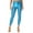 Sky Blue, variant on YONGHS Womens Wet Look Stretch High Waisted Pants Workout Tights Leggings Liquid Clubwear Black One Size