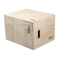 thumbnail image 1 of Caja de plato de madera Caja de agilidad versátil Caja pliométrica 3 en 1 caja de salto pliométrico para sentadillas Entrenamiento en el gimnasio en 7.9x8.7x13.8 pulgadas, 1 of 8