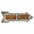 thumbnail image 2 of SignMission P-ARROW12-999756 12 x 36 Po Large Homme Grotte 2 Flèche Signe, 2 of 4