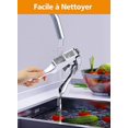 thumbnail image 5 of Premium Stainless Steel Garlic Press, Durable 2 In 1 Garlic Crusher With Non-slip Ergonomic Handle, Stainless Steel Garlic Press Hanging Hook, Rust Pr, 5 of 5