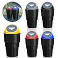 thumbnail image 3 of PENGXIANG Car Trash Can with Lid Small Car Trash Bin Portable Vehicle Auto Car Garbage Can Bin Trash Container Fits Cup Holder Console Door Pocket for Car, Office, Home, Bedroo, 3 of 7