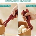 thumbnail image 2 of 2026 New Upgrade Hot Plate Gripper Lifters Tongs, Multi-function Anti-Scald Bowl Clip,Silicone Non-slip Hot Dish Plate Holder,Microwave Oven Cooking,Kitchen Utensil for Bowls,Pans,Dishes (Red x2), 2 of 8