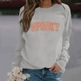 thumbnail image 2 of Halloween Sweatshirt for Women Casual Long Sleeve Pullover Sweatshirt for Daily Comfort and Style Grey S, 2 of 5