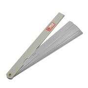 Unique Bargains 0.02mm to 1.0mm Thickness 17 Leaves Feeler Gauge Car Repair Tool