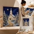 thumbnail image 6 of MM9QWE DIY Christmas Pearl Diamond Painting Kit, 5D Pearl Art Craft for Adults and Beginners, Christmas Church Wall Decor, Holiday Gifts (Church Design), 6 of 6