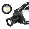 thumbnail image 2 of 2 faros LED recargables por USB, lámpara frontal XHP70 superbrillante 90000 lúmenes altos con 5 modos, baterías incluidas, faro impermeable con zoom para acampar, cazar, correr, pescar y and, 2 of 5