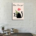 thumbnail image 4 of Mothers Day Poster  I Love You Mom Wall Art Gift From Daughter Son Mother'S Day Canvas Print Cute Gift For Mom, 4 of 7
