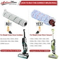 thumbnail image 4 of Cross Wave Replacement for Bissell CrossWave Pet Pro 1785 2306 Series Vacuum Cleaner, 3 Pack 1868 Multi-Surface Brush Rolls + 3 Pack 1866 Vacuum Filters, Compare to Part 1608684, 1608683, 160-8683, 4 of 7