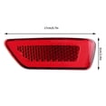 thumbnail image 3 of 2Pcs Rear Bumper Reflector Left/Right ?57010720AC Fit for Dodge Journey AVP/Crew/Crossroad/GTRed Lens, 3 of 5