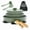 Green, variant on SUMMIT LIVING 10 Pieces Removable Handle Nonstick Cookware Set, Induction-Safe Granite Pots and Pans, Black