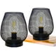 thumbnail image 1 of Juego de 2 linternas LED de jaula de metal, luces decorativas inalámbricas alimentadas por batería con LED, ideales para bodas, fiestas, eventos en el patio, interiores y exteriores, 1 of 5