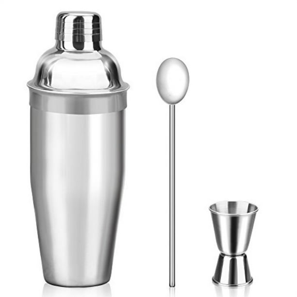 24 oz Cocktail Shaker Set Drink Shaker Bartender Kit Stainless Steel