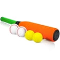 thumbnail image 3 of Bate de béisbol de espuma CeleMoon de 56 cm con 6 pelotas blandas para niños, 3 of 6