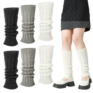 SHTGOI Beenwarmers en polswarmers, set, katoen, gebreide beenwarmers, vingerloze handschoenen, winterarm, handwarmers, beenwarmers, beenwarmers, beenwarmers en armwarmers, voor yoga, dansen, gym, warm