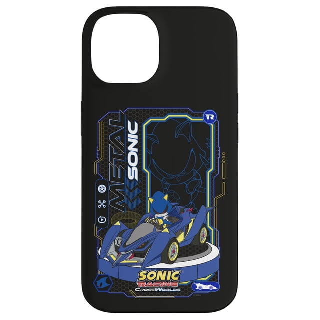 Funda para teléfono Sonic Racing CrossWorlds Metal Sonic iPhone 14