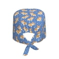 thumbnail image 2 of Xecao Corgi Print Men Women Adjustable Working Cap with Button Unisex Hats Sweatband, 2 of 7