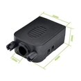 thumbnail image 4 of Conector Sin Soldadura DB9 RS232 D-SUB Serial una Terminal de Puerto de 9 Pines Adaptador Macho Hembra con Estuche (3 Piezas-Macho + 3 Piezas-Hembra), 4 of 5