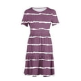 thumbnail image 6 of PATLOLLAV Women's Summer Tiered Mini Dresses Casual Short Sleeve T Shirt Dress with Pockets, 6 of 6