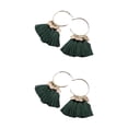 thumbnail image 4 of Pendientes de araña Sonducket Moda Bohemia Étnica Abanico Borla Oreja Cuelga Aro Día de San Valentín Niñas, 4 of 5