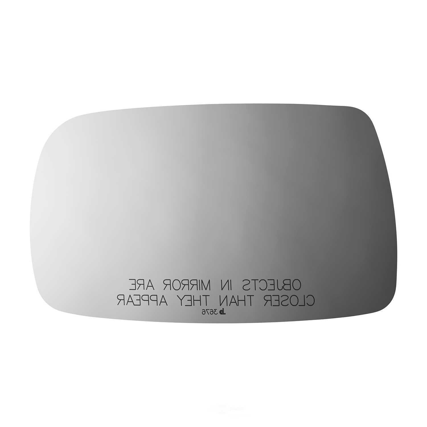 Burco 3676 Passenger Side Convex Replacement Mirror Glass for Toyota Echo