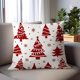 thumbnail image 1 of Funda de cojín navideña | Funda decorativa para cojín de sofá, sillón, cama y silla | Funda de cojín cuadrada de 45 x 45 cm | Cojín decorativo para sala de estar, dormitorio y oficina., 1 of 5