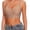 Brown, variant on Women Underwear Big U Backless Comfortable Elastic Traceless Breathable Support Invisible Beautiful Back Bra