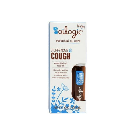 Oilogic Stuffy Nose & Cough Essential Oil Roll-on (Best Diffuser Oil For Cough)