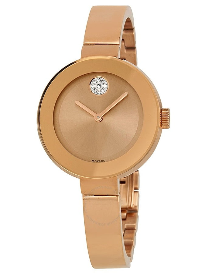 Movado Women's Bold Skinny Rose Gold 34mm Watch 3600202 - Walmart.com