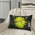 thumbnail image 5 of Uemuo Ball Print Throw Pillow Case – Cozy & Soft Cushion Cover, Hypoallergenic Pillow Case for Sleeping, Perfect for Women with Envelope Closure-16"x24", 5 of 6