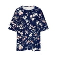 thumbnail image 7 of Womens Tunic Tops Dressy Casual Short Sleeve Womens T Shirts Casual Cotton Golf Shirts for Women, 7 of 7