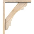thumbnail image 3 of Ekena Millwork 3 1/2"W x 20"D x 24"H Olympic Block Smooth Bracket w/ Offset Brace, Douglas Fir, 3 of 25