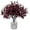 Red2, variant on Fall Flowers Artificial for Decoration Artificial Gypsophila Cherry Stems Faux Flowers for Wedding Centerpieces Table Arrangements Living Room Decor 1 PC