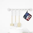 thumbnail image 3 of Caroline's Treasures Harlequin Great Dane Patriotic Pair of Pot Holders, 3 of 3