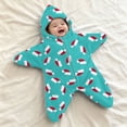 thumbnail image 2 of Otqutp Infant Flannel Hooded Romper Cute Print Star Shape Zip Up Crawling Suit Newborn Christmas Clothes Fall Winter Warm Outfits, 2 of 5