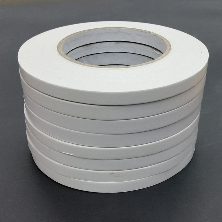 1.2x800cm Double-Sided Adhesive Tape for Arts Crafts Photography  Scrapbooking Gift Wrapping Office School Stationery
